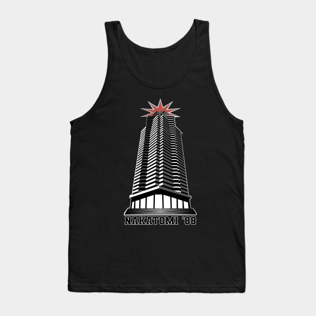 Nakatomi ‘88 Tank Top by Randomart